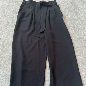 Lululemon ladies Black Wide-Leg Tie-Waist Pants